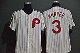 Phillies 3 Bryce Harper White 2020 Nike Throwback Cool Base Jersey,baseball caps,new era cap wholesale,wholesale hats